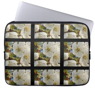 Funda Para Portátil Cuadrícula de flor de primavera encantadora