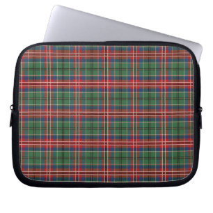 Funda Para Portátil Cuadro de Clan MacCulloch Rojo Verde Tartán