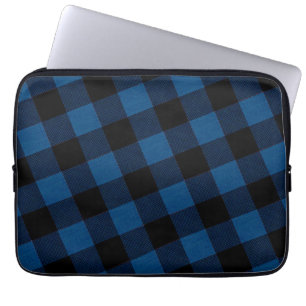 Funda Para Portátil Cuadros Azules de Leñador