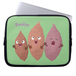 Funda Para Portátil Cuadros cantando batatas personalizado verduras