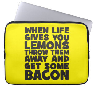 Funda Para Portátil Cuando la vida le da los limones, consiga un poco