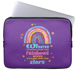 Funda Para Portátil Cuando llueve, busca arcos de lluvia