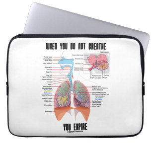 Funda Para Portátil Cuando usted no respira expira el sistema