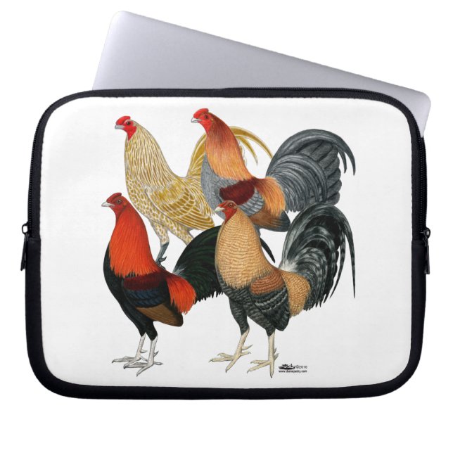 Funda Para Portátil Cuatro Gamecocks (Frente)