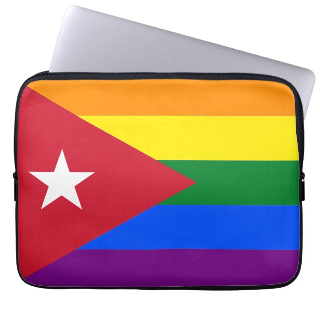 Funda Para Portátil Cuba LGBT (Frente)