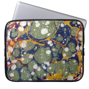 Funda Para Portátil Cubierta colorida de papel de mármol victoriano
