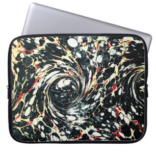 Funda Para Portátil Cubierta colorida de papel de mármol victoriano