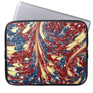 Funda Para Portátil Cubierta colorida de papel de mármol victoriano