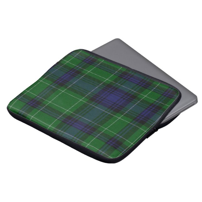 Funda Para Portátil Cubierta para portátiles Clan Abercrombie Tartan P (Superior anverso)