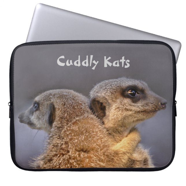 Funda para portátil Cuddly Kats (Frente)