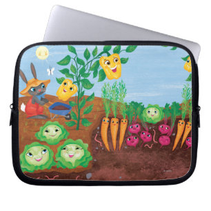 Funda Para Portátil Cuenta-Jardín del tiempo