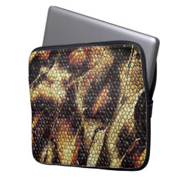 Funda Para Portátil ¿Cuero reptil con manchas amarillentas y marrones?