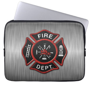 Funda Para Portátil Cuerpo de bomberos de lujo