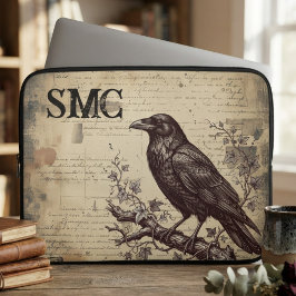 Funda Para Portátil Cuervo de Onyx Oscuro Academia Moody