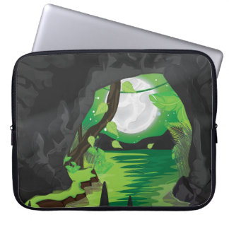 Funda Para Portátil Cueva de la Jungla Profunda