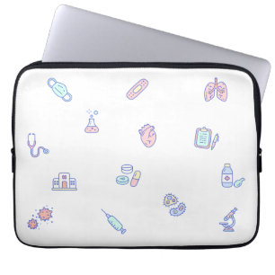 Funda Para Portátil Cuidados personalizados médicas enfermerías