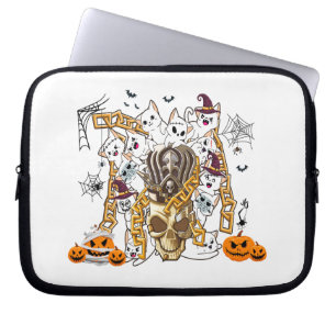 Funda Para Portátil Cuidados y graciosos gatos malvados