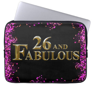 Funda Para Portátil Cumpleaños 26