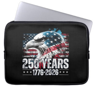 Funda Para Portátil Cumpleaños número 250 de Estados Unidos Manga Larg