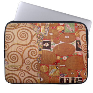 Funda Para Portátil Cumplimiento por Gustav Klimt, Arte Nouveau Antigu