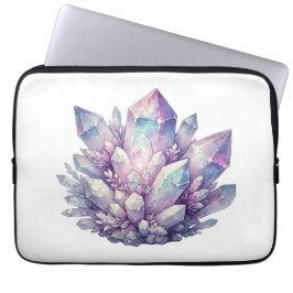 Funda Para Portátil Cúmulo de Cuarzo Pastel