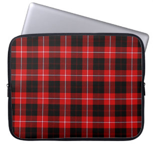 Funda Para Portátil Cunningham Tartan Red Black Plaid