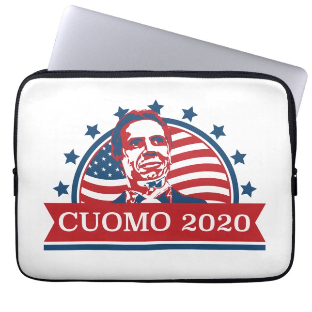 Funda Para Portátil Cuomo 2020 | Votación al Presidente (Frente)