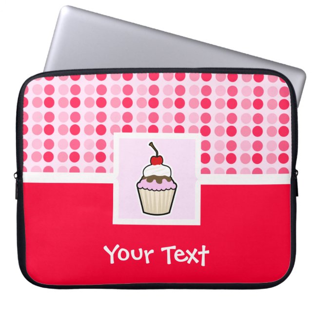 Funda Para Portátil Cupcake (Frente)