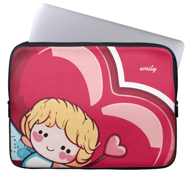 Funda Para Portátil Cupido (Frente)