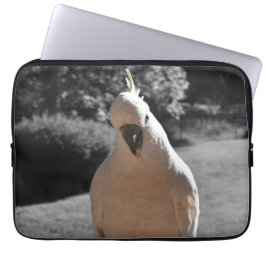 Funda Para Portátil Curioso Cacatúa Crestada de Azufre