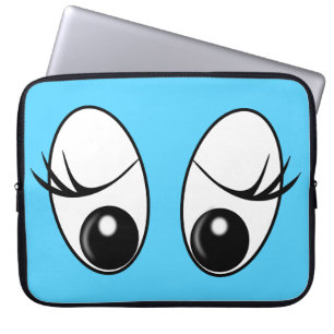 Funda Para Portátil Curiosos Ojos Personalizados Colores Manga de port