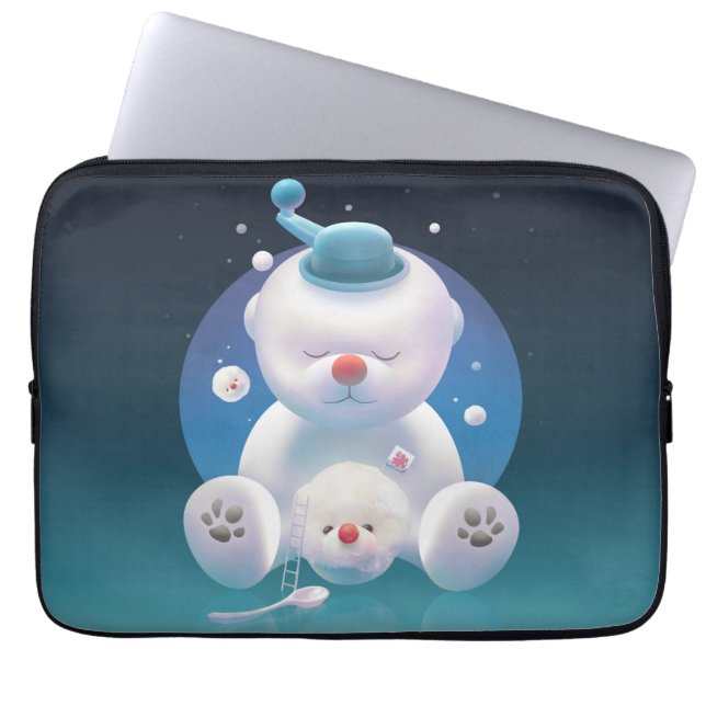 Funda Para Portátil Curva de hielo picante Shaver Bandana (Frente)