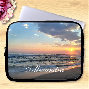 Funda Para Portátil Custom Photo And Name Elegant Personalized