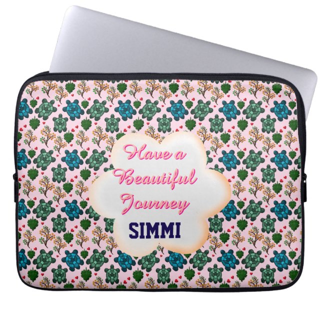 Funda Para Portátil Custom turtle pattern  (Frente)