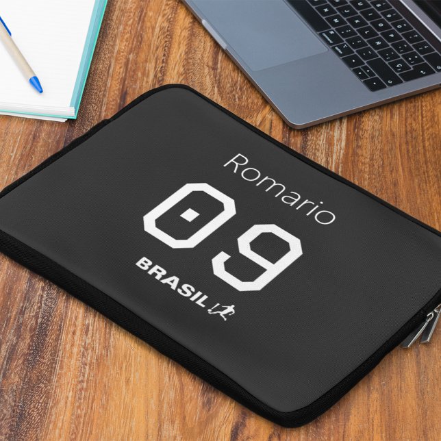 Funda Para Portátil Customizable Brasil Seleção Personalized Gear (Subido por el creador)