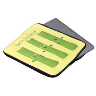 Funda Para Portátil Cute apio palitos trio verduras personalizados