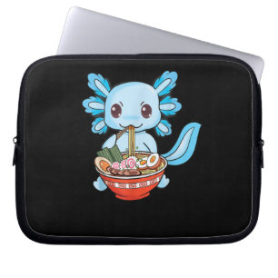 Funda Para Portátil Cute Axolotl Ramen Noodles Anime