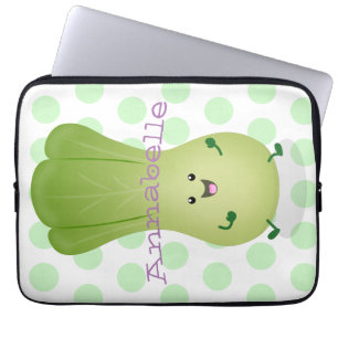 Funda Para Portátil Cute baby bok choy cartoon illustration