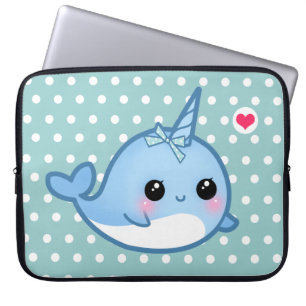 Funda Para Portátil Cute baby narwhal