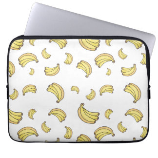 Funda Para Portátil Cute Banana Pattern | Hand Drawn Banana Aesthetic