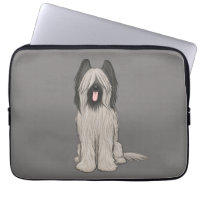 Cute Briard Cartoon Dog