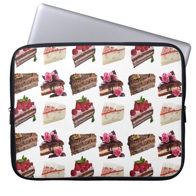 Funda Para Portátil Cute Cakes Lovers Desserts Pattern Quirky (Frente)