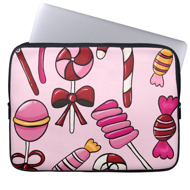 Funda Para Portátil Cute Candy (Frente)