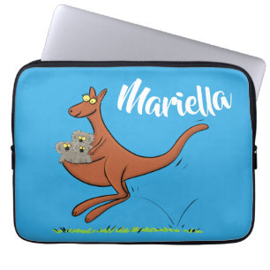 Funda Para Portátil Cute canguro con personalizado koalas