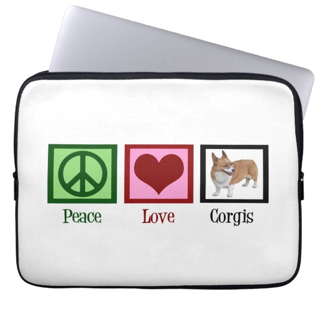 Funda Para Portátil Cute Corgi (Frente)