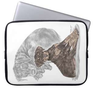 Funda Para Portátil Cute Doberman Pinscher Puppy