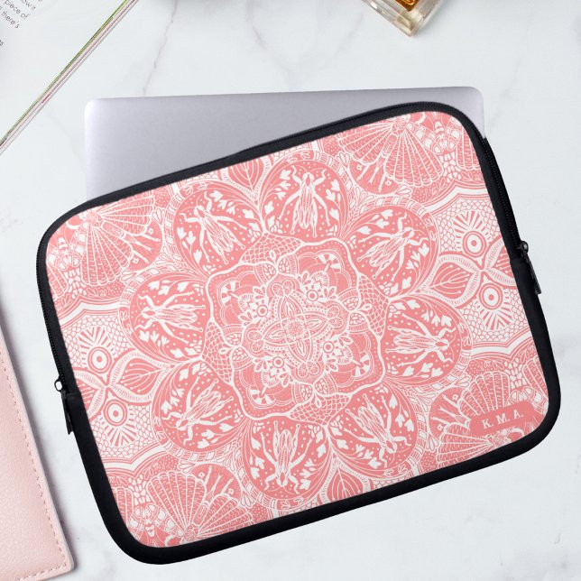 Funda Para Portátil Cute Grasshoppers Mandala (Subido por el creador)