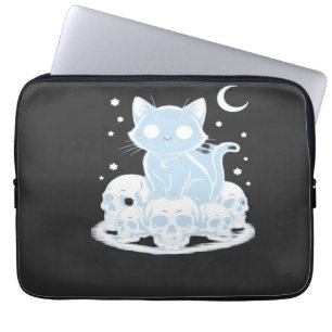 Funda Para Portátil Cute Halloween Kitten Cat Gothic estética esencial