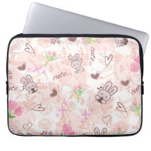 Cute Japanese Kawaii Bunny y cuadros rosa gingham