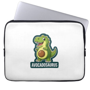 Funda Para Portátil Cute Kawaii Avocadosaurus Dinosaur Chiste Divertid